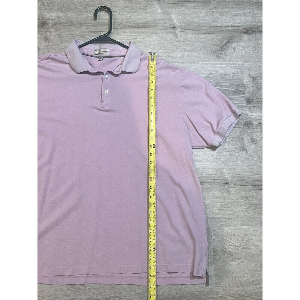 PETER MILLAR Crown Soft POLO Size XL Lavender‎ GOLF - Picture 3 of 5